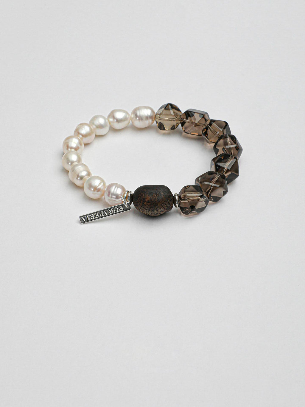 Smoky Agarwood Pearl Bracelet