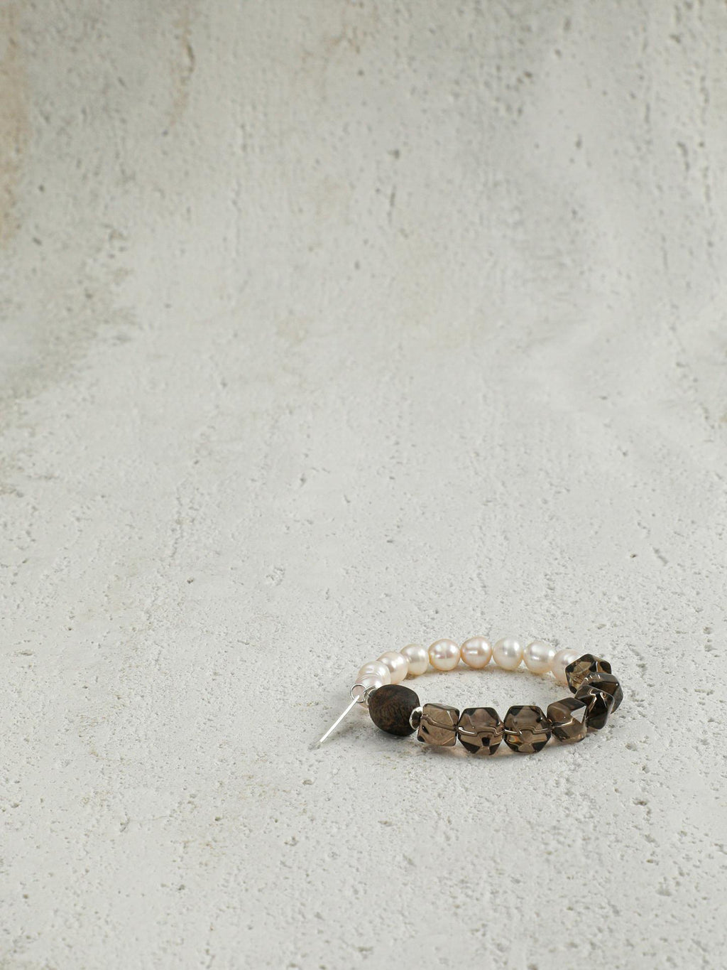 Smoky Agarwood Pearl Bracelet