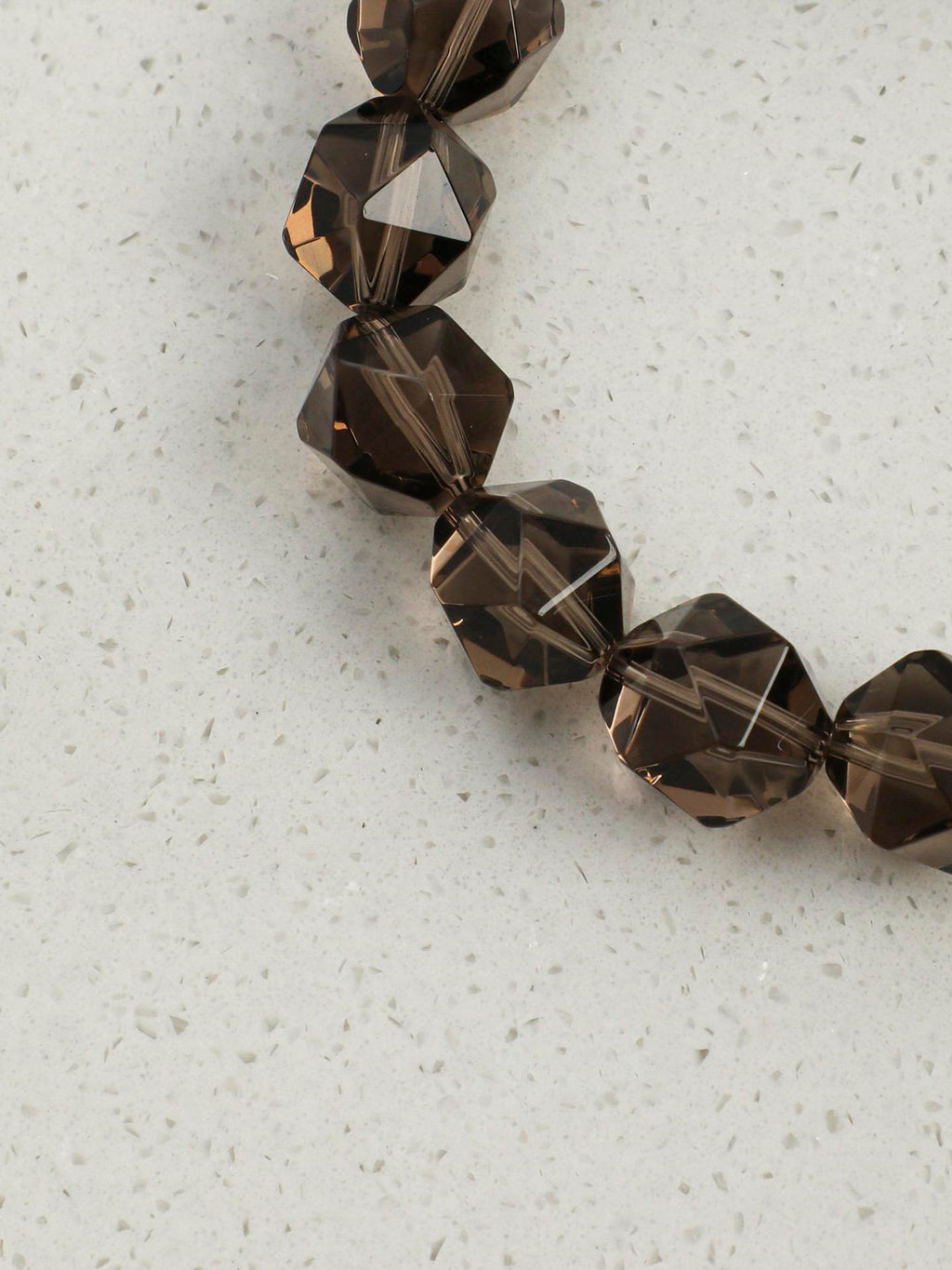 Smoky Quartz Agarwood Pearl Bracelet