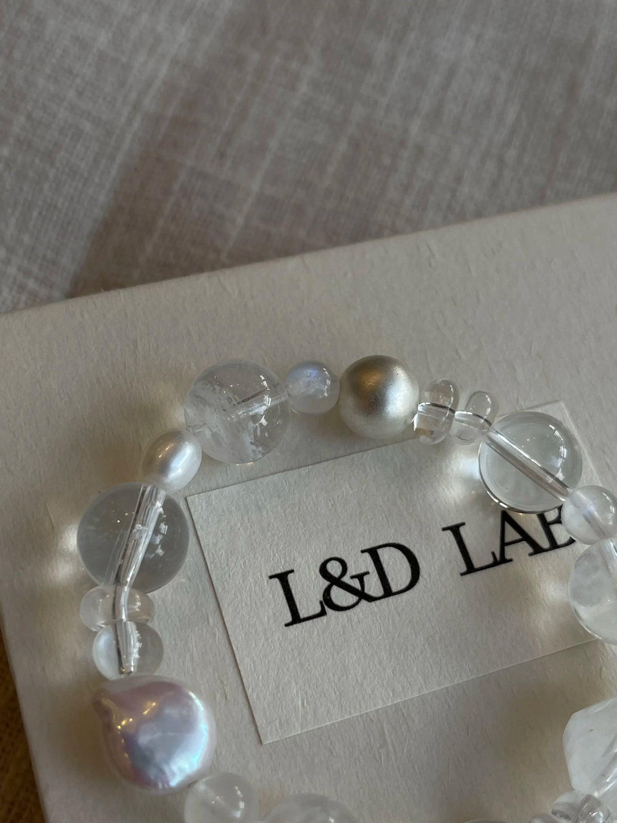 Snow Veil Quartz Bracelet