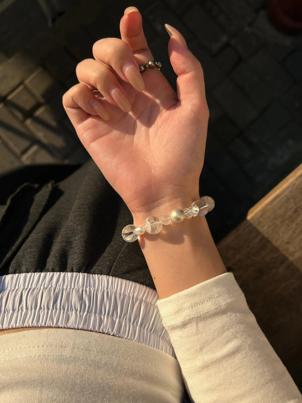Snow Veil Quartz Bracelet