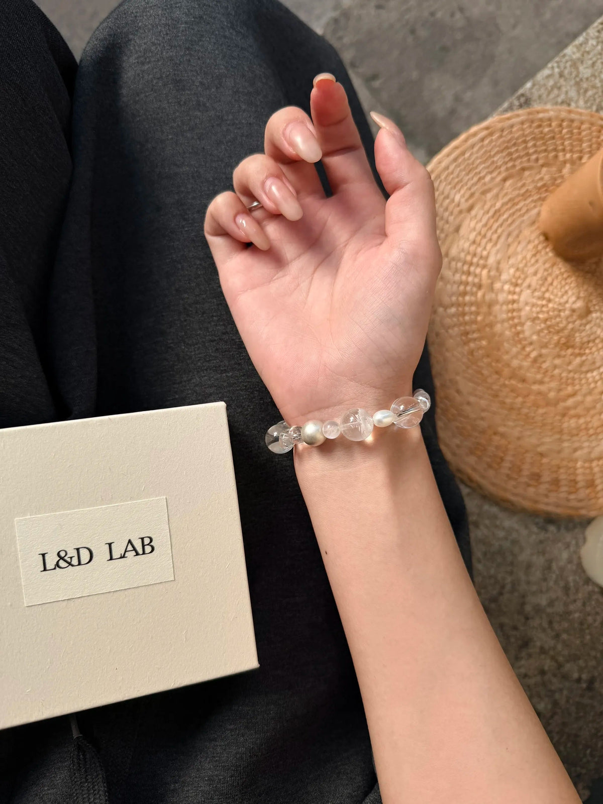Snow Veil Quartz Bracelet