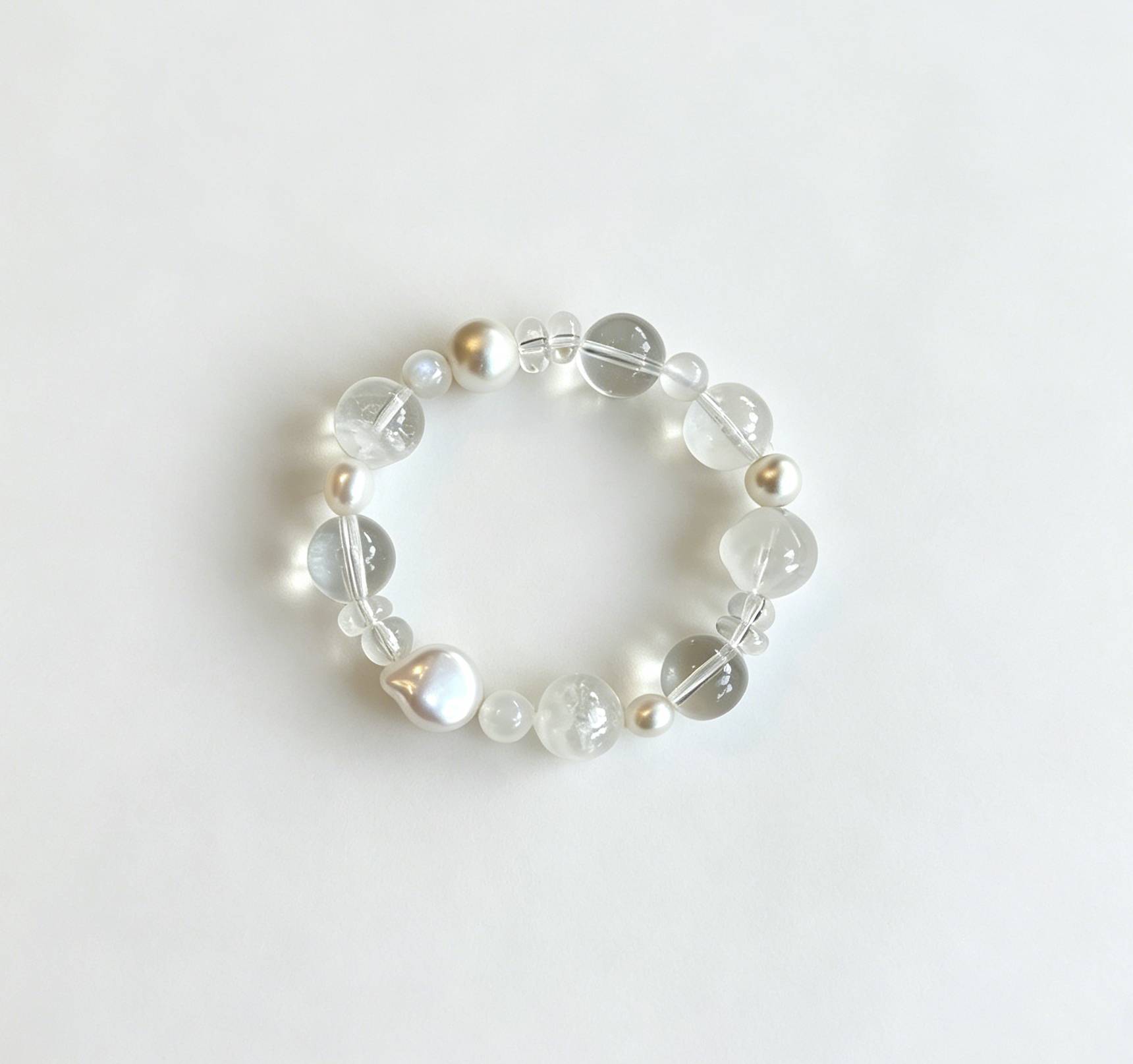 Snow Veil Quartz Bracelet
