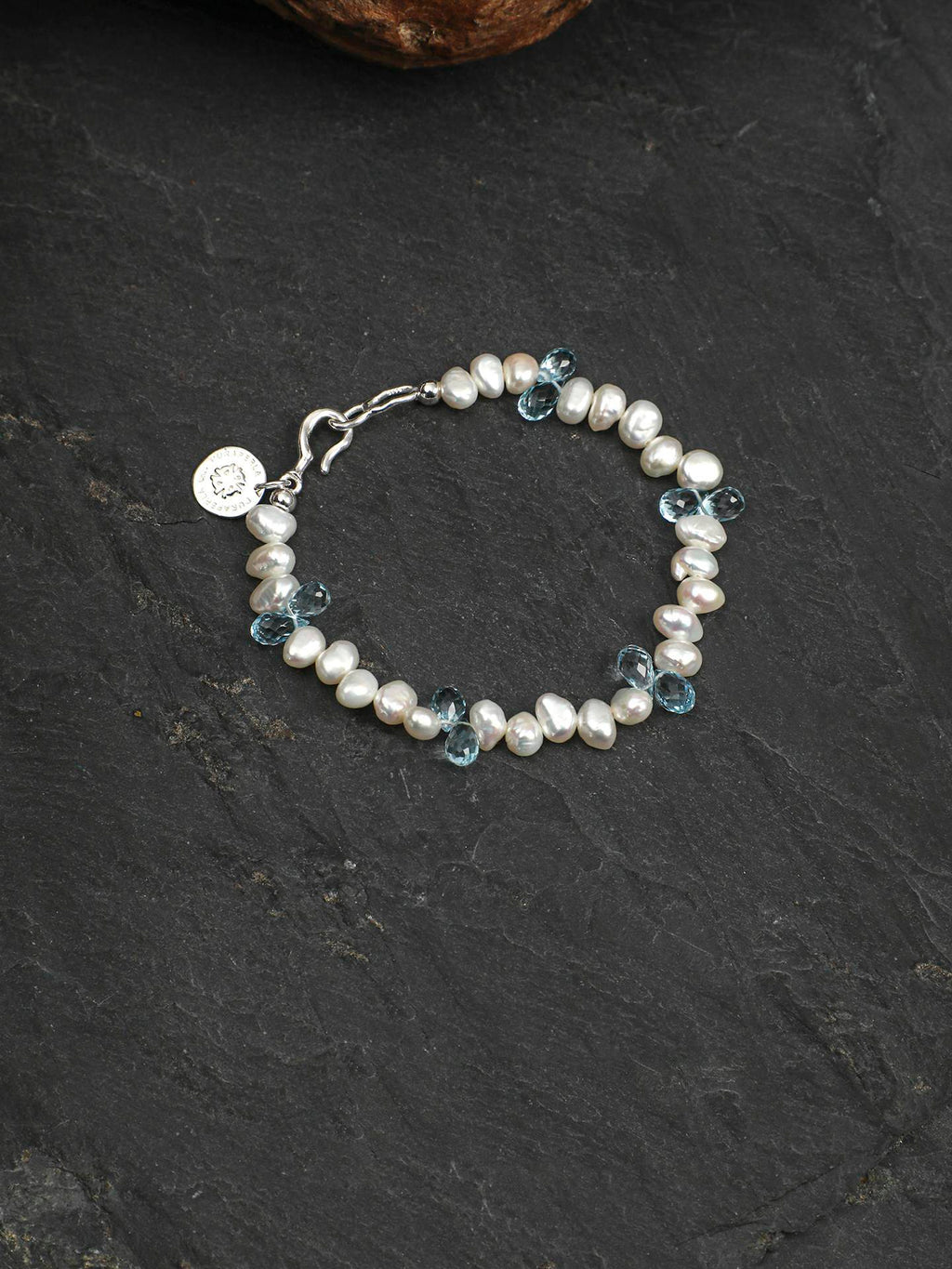 Topaz Pearl Bracelet