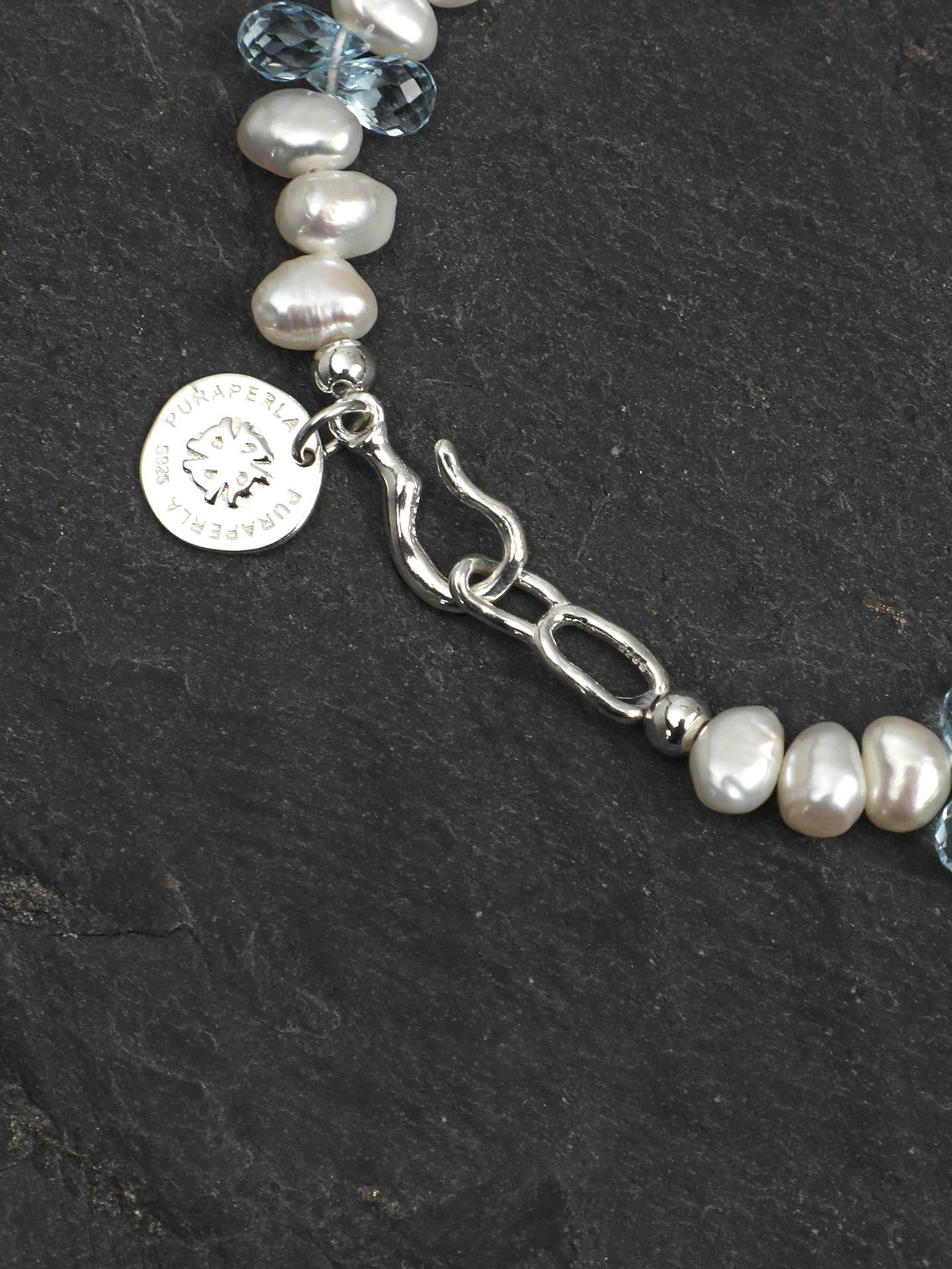Topaz Pearl Bracelet