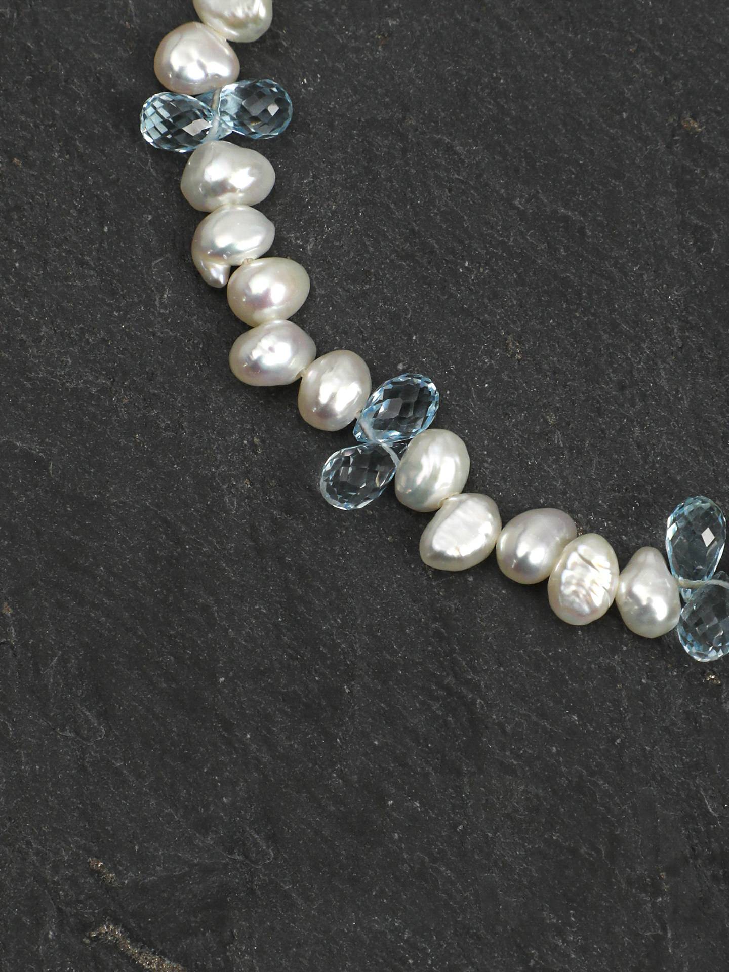 Topaz Pearl Bracelet