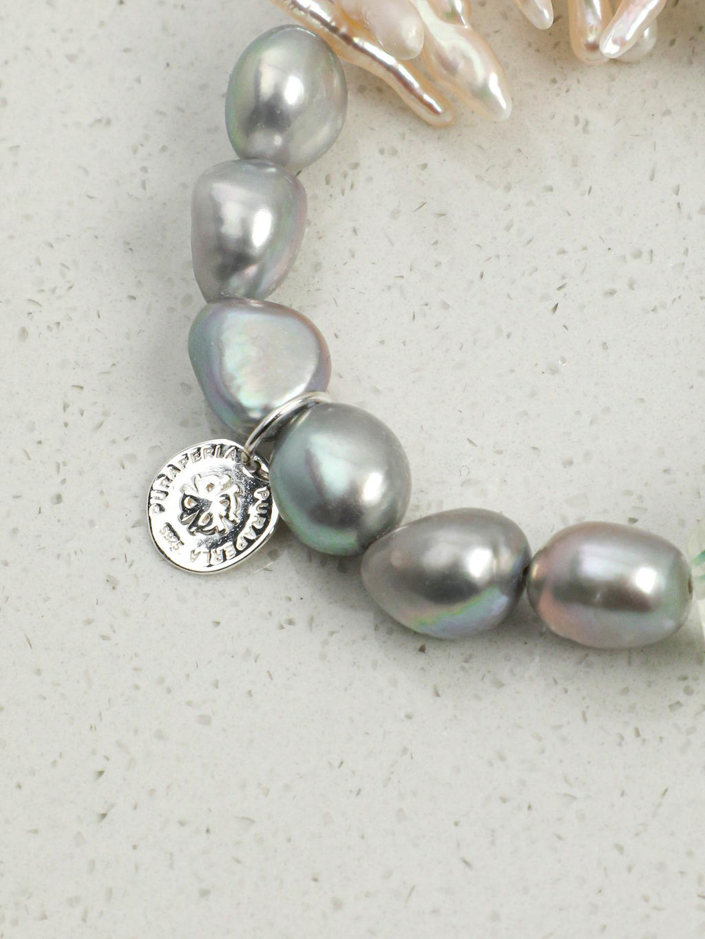 Verdant Crystal Pearl Bracelet