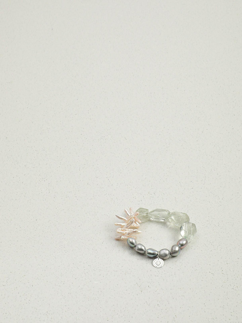 Verdant Crystal Pearl Bracelet