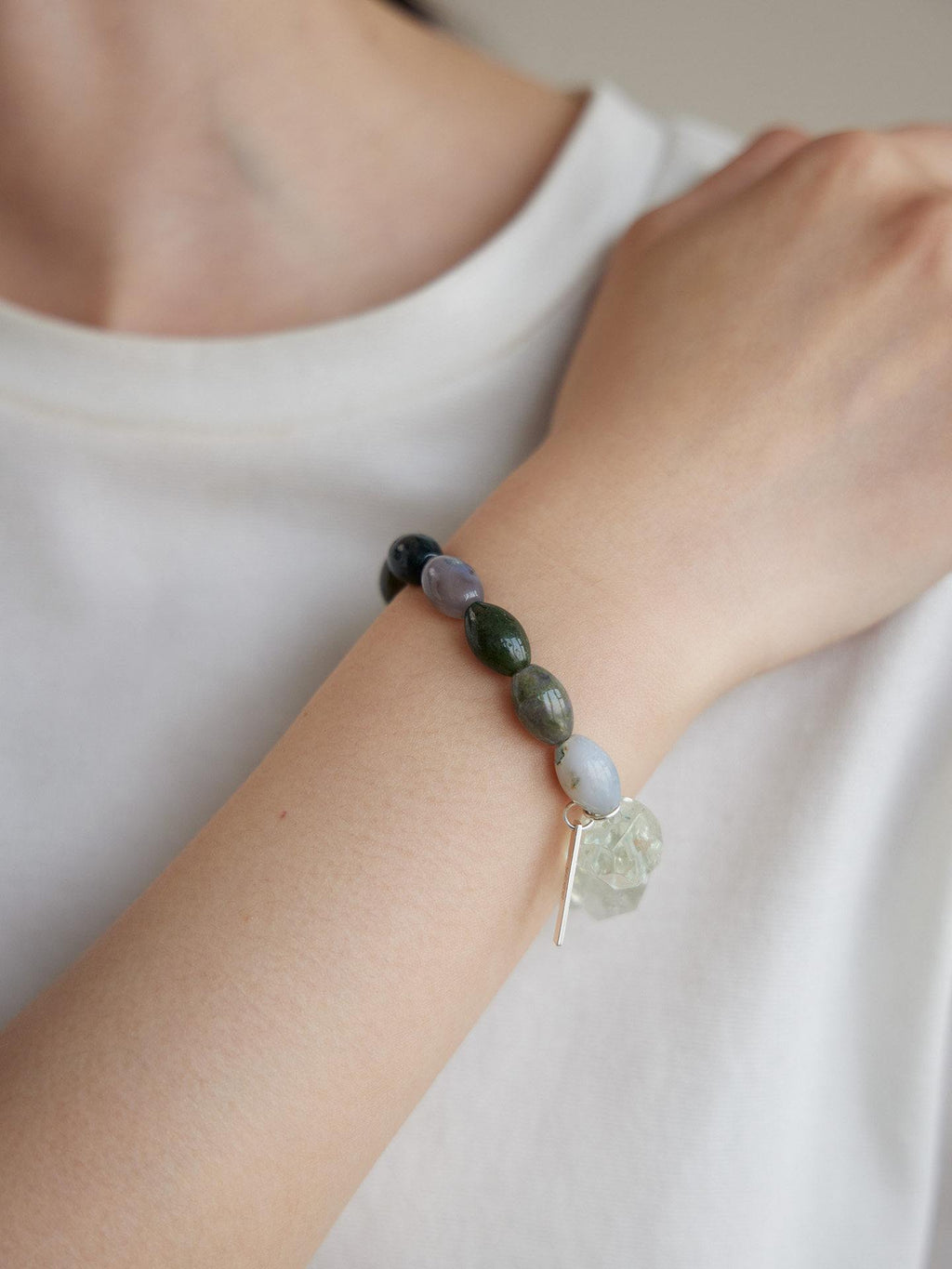 Verdant Malachite Crystal Bracelet