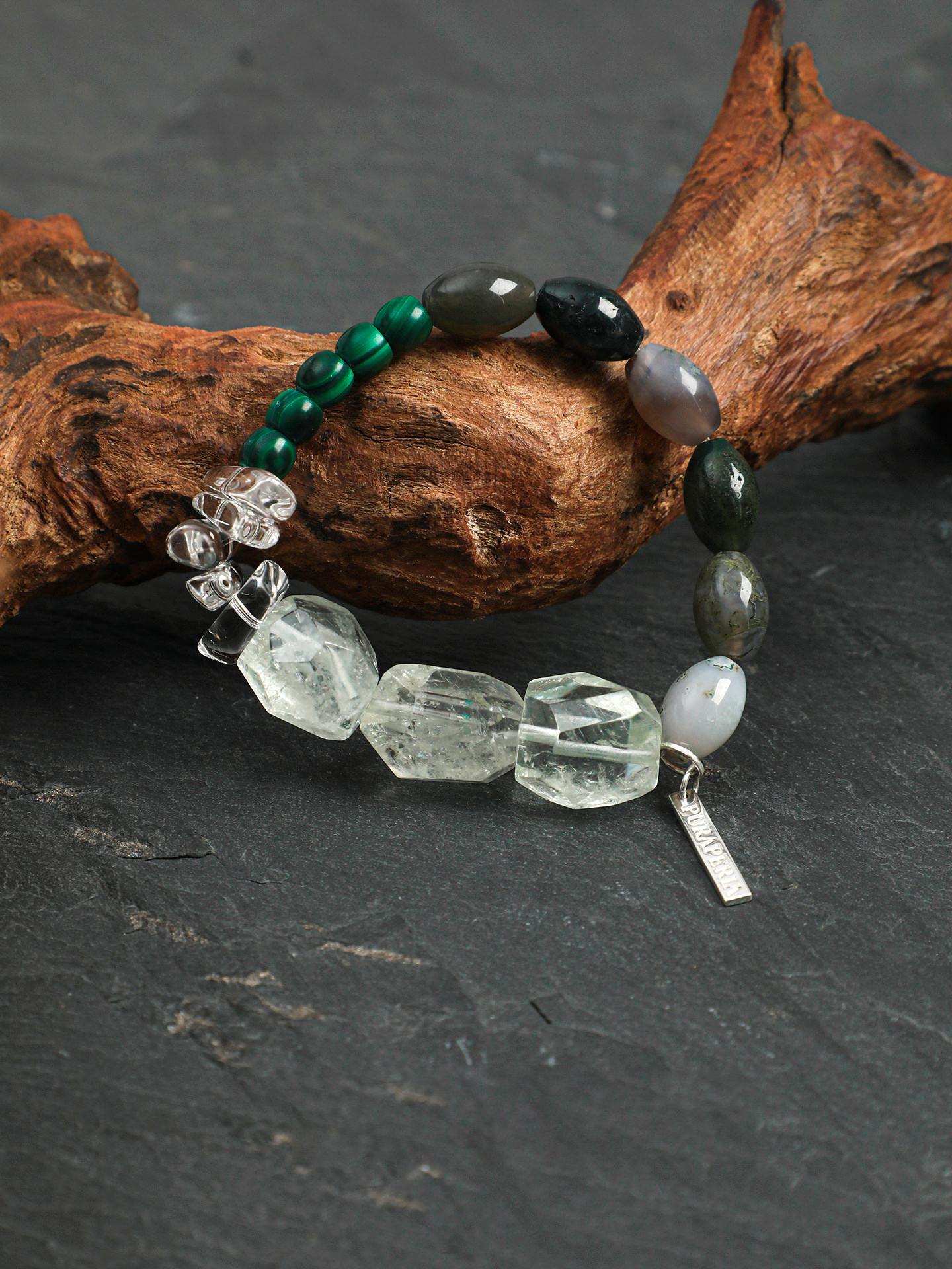 Verdant Malachite Crystal Bracelet